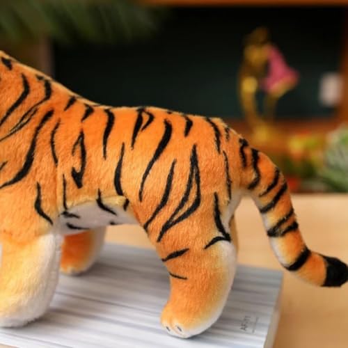 Image of Tickles Siberian Jungle Tiger Soft Stuffed Plush Animal Toy for Kids Boys & Girls Birthday Gift (Color: Yellow & Black Size: 30 cm)
