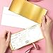 Golden Plane Tickets Surprise Scratch & Reveal Boarding Pass Ticket with Envelopes, 3.5