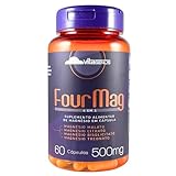 Four Mag 4 em 1 - Magnésio Malato, Citrato, Bisglicitato, Treonato - 60 cápsulas - VitaGenus