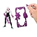 SPIDER-MAN Marvel ActionVerse Ghost-Spider Action Figure & Accessories, 4.5-Inch (11.4 CM) Super Hero Toys & Figures for Kids, Ages 4+