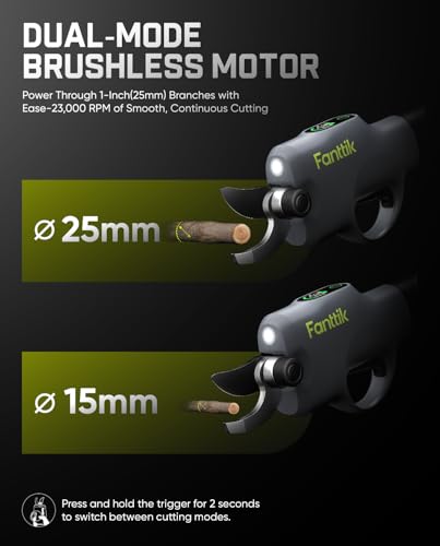 Image of Fanttik Y10 Pro Cordless Electric Pruning Shears with Brushless Motor