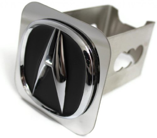 Acura OEM Style 3D Chrome Logo Tow Hitch Cover Plug