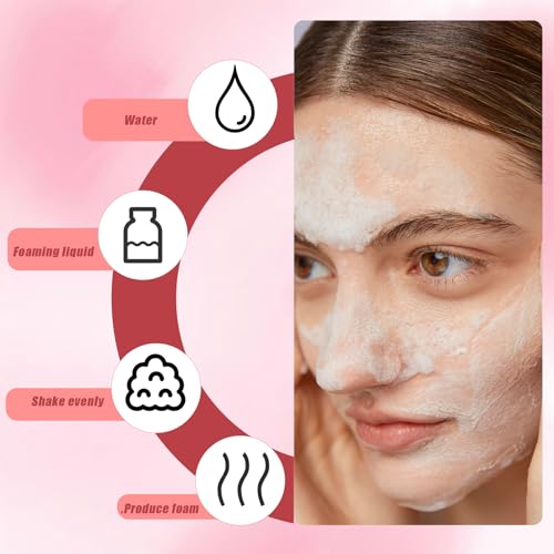 HJZHII 3 Stück 60ml/2oz Schaumpumpe Flaschen,Wimpern Shampoo Pumpspender Water Pump Leere Reise Schaumspender Nachfüllbare Mousse Flasche Reise Größe Schaumpumpe für Hand Seife Reiniger Gesichtswäsche