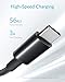 Anker Cable [2 Pack 6ft], USB A to USB C Cable for iPhone 17 Series,Samsung Galaxy S10 S10+, LG V30, Beats Fit Pro and More (Black).