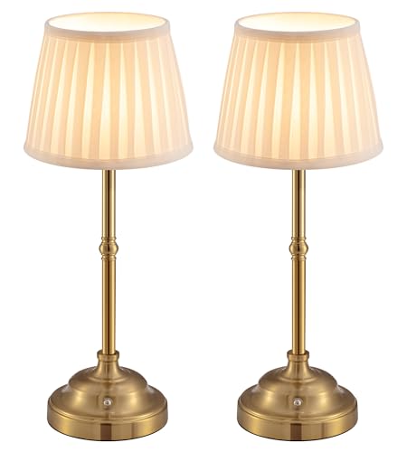 VISDANFO Lampada da tavolo a LED senza fili, set da