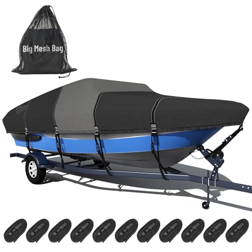 1600D + 1200D Boat Cover with 2