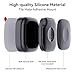2 Pack for Tile Life360 Mate 2024/2022 Bluetooth Tracker Adhesive Mount, Silicone Waterproof Case with 3M Adhesive Sticker Stick on Car/Bike/Luggage, Hidden Tile Mate Full Protective Holder Anti-Lost