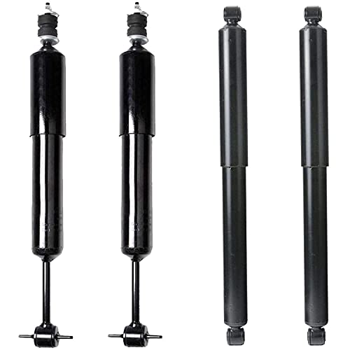 Detroit Axle - 4WD Front & Rear Shock Absorbers Replacement for Ford Ranger Mazda B3000 B4000 [W/Torsion Bar Sus.] - 4pc Set