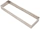 LACOR 68597 Perforiert Rechteckig Oval, Edelstahl, grau, 8 x 28 x 4 cm