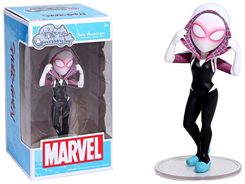 Funko - Figurine Marvel - Spider-Gwen Masked Rock Candy Exclu 15cm - 0889698120722
