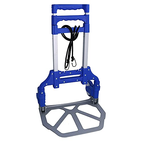 Carretilla plegable de mano aluminio 70kg capacidad miniatura 1