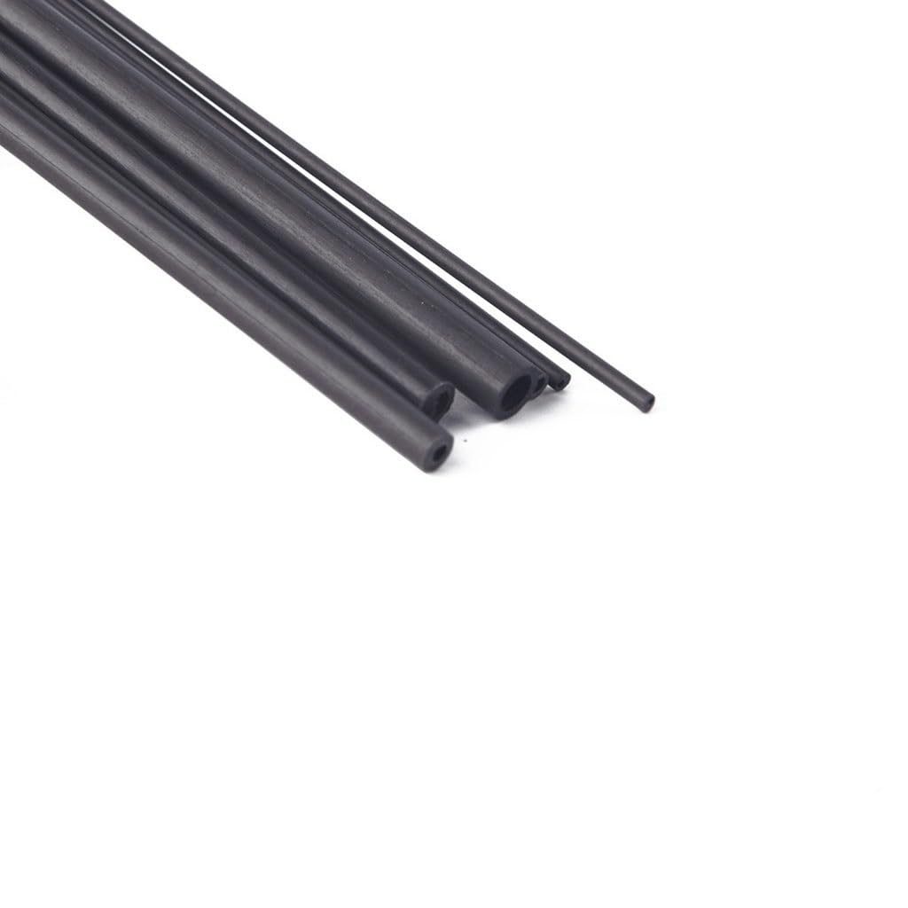 16 sztuk rur z włókna węglowego 500mm drążone pręty(500x5x4mm)