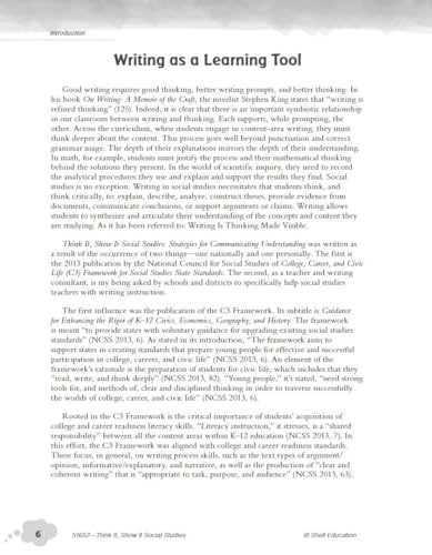 Think It, Show It Social Studies: Strategies for Communicating Understanding - Teacher Resource Provides Strategies to Develop Clear and Concise Writing Skills (Professional Classroom Resource) - Image 4