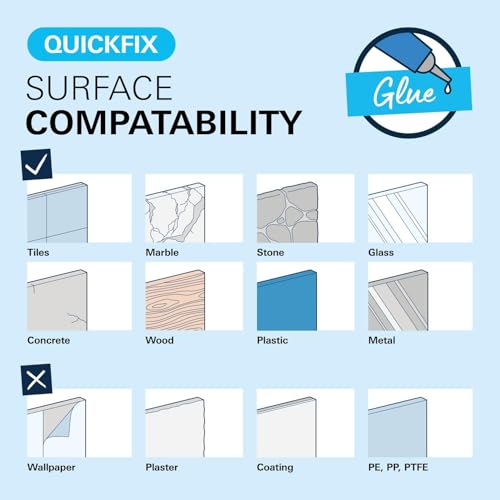 GROHE Start Distributeur de Savon avec Support pour Salle de Bain, Fixations Cachées, A Coller avec GROHE QuickGlue ou à Visser, Chromé, 41195000