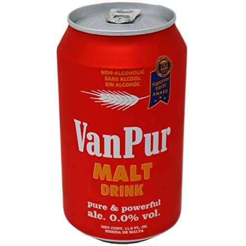 Van Pur Malt Drink , Pure Malta (0.0 % Alchol) 11.2 oz 24 Pack