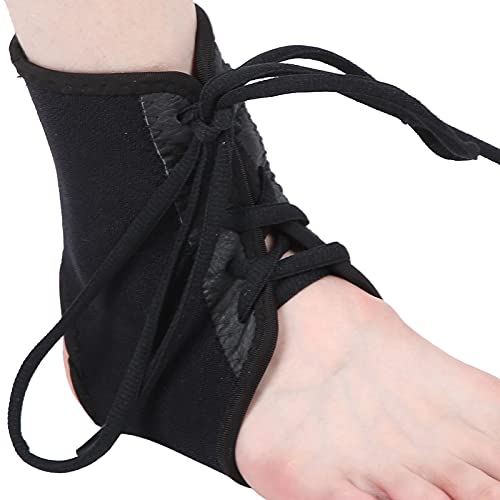 Ankle Support Brace, Lace Up Adjustable Ankle Wrap Stabilizer, Ankle Protector Strap for Running, Basketball, Volleyball, Injury Recovery, Pain Relief, Sprain, Ankle Wrap for Men, Women