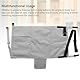 Flugzeug Extender Flugzeug Fußstütze Kleinkind Flugzeugbett Flugzeug Reisebett für Autos Züge Graues Flugzeug Extenderkids Flugzeug Footresttoddler Flugzeugbettubstirplane (GREY)