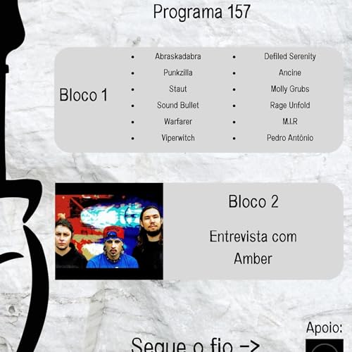Page de couverture de Rock no Pinheiro #157 - Entrevista com Amber
