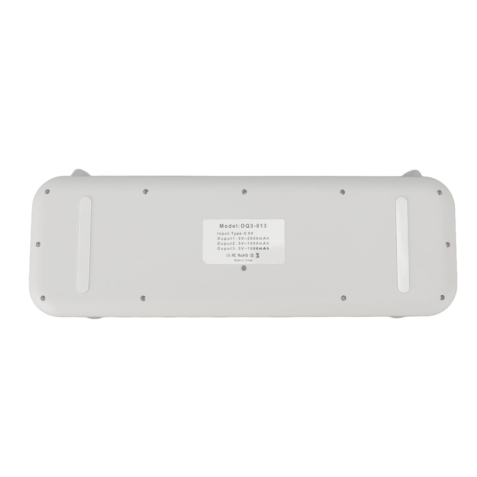 Dock di ricarica per controller visore VR, stazione di ricarica magnetica VR, doppia batteria da 1200 mAh con luce RGB, supporto in plastica ABS per 2 visori per occhiali Meta VR (Bianca)