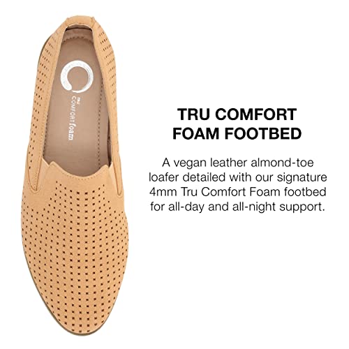 Image of Journee Women's Comfort Foam Lucie Dress Flats Tan, 6