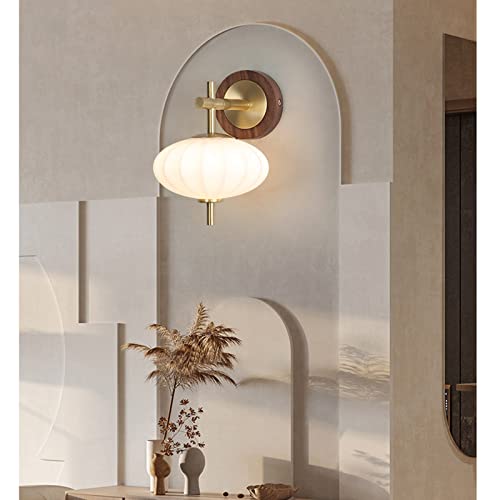 Accesorio de iluminación AMUCK de diseño interior moderno en madera natural y vidrio 2