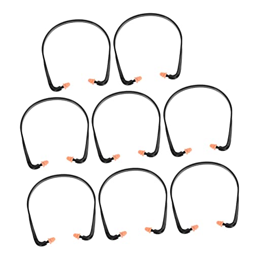 SOESFOUFU 多目的バンド型シリコン耳栓 ノイズキャンセリング 睡眠 仕事 旅行用 軽量デザイン 騒音対策 耳保護 8個セット