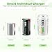 EBL 2300mAh Sub C NiCd Rechargeable Batteries for Power Tools 1.2V Flat Top Sub-C Cell Batteries with Tabs, 4 Packs