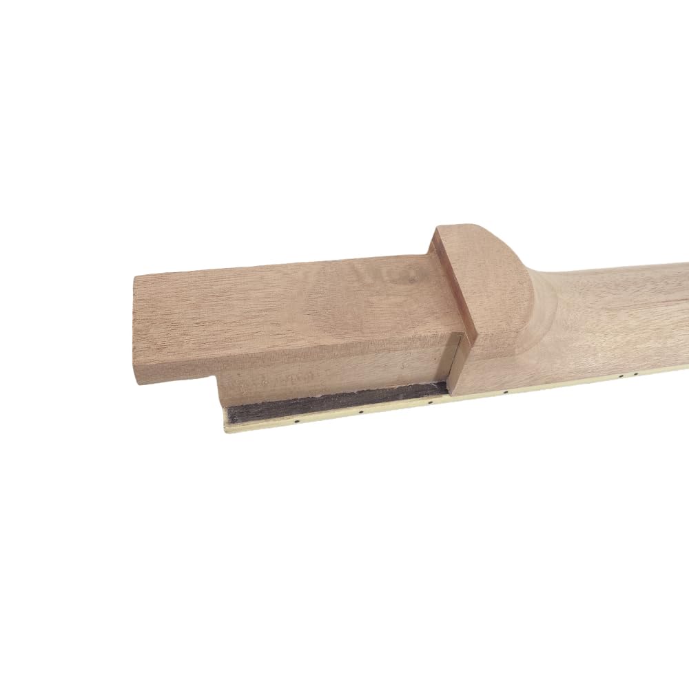 Gryf gitary z 22 progami, 63 cm, mahoń i palisander