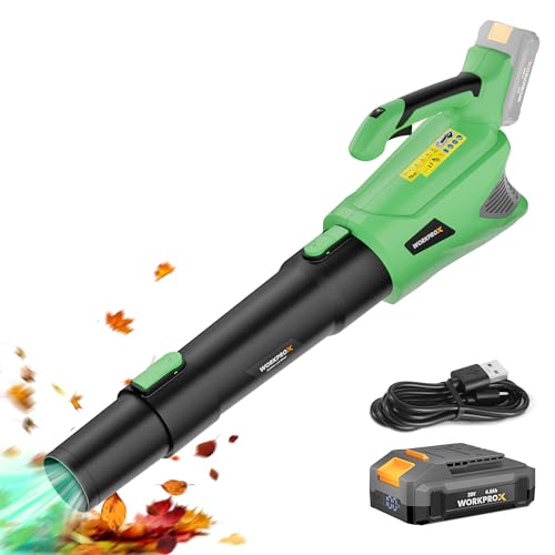 WORKPROX ブロワー 電動ブロアー 充電式ブロワー ブロアー 20V...