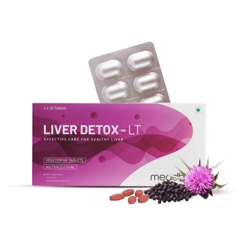Image of MEADBERY Liver Detox Supplement For Men And Women With 600Mg Of Milk Thistle For Healthy Liver Tablet | Helps In Cleanse Liver, Natural Protection Against Fatty Liver 10 tablets