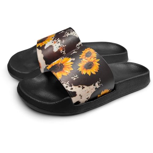 Pineapple House Slippers for Women Men Arch Support Flat Sandals Non Slip Home Pool Shower Slide Slippers