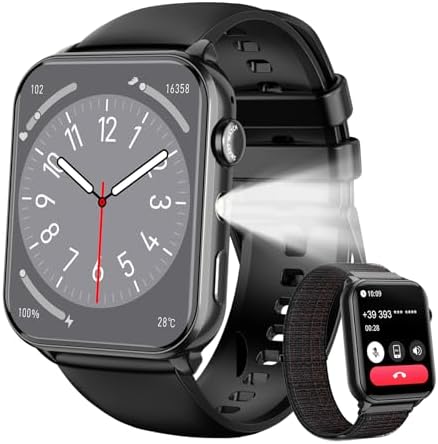 Smartwatch Masculino e Feminino 1.91" com Luz LED - Tela Full Tou...