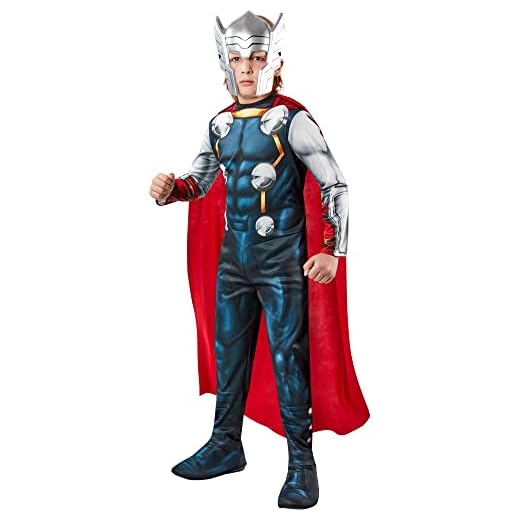 Rubies Disfraz Thor Classic, Marvel, Avengers, Talla L, 9-10 años, para niños (702031-L)