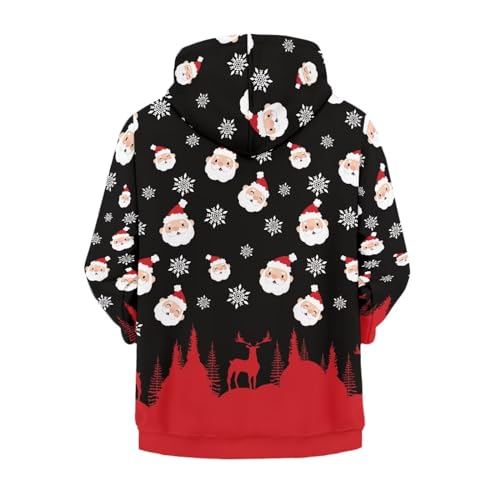 Boys Girls Long Sleeve Zipper Hoodies Sweatshirt Hoodie Sweatshirt with Pockets Pullover Tops Age 6-142