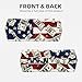 Boys Girls Sports Sweat Band, Multipurpose Long Head Ribbon for Sports Workout Spa, Fashion Money American Flag Bill Dollars Art Headdress Hand Decor