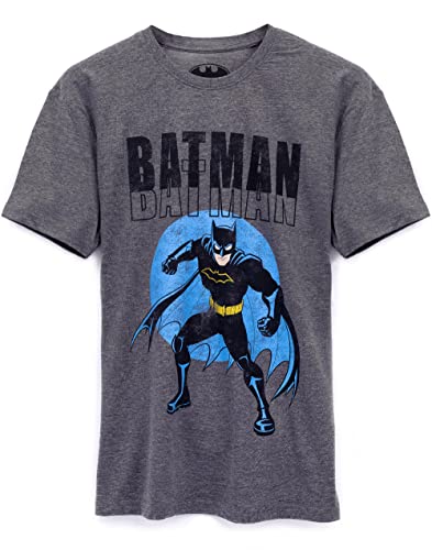 Ya en mundofriki.es: DC Comics Batman T-Shirt Mens Adultos Superhéroe película Charcoal Top