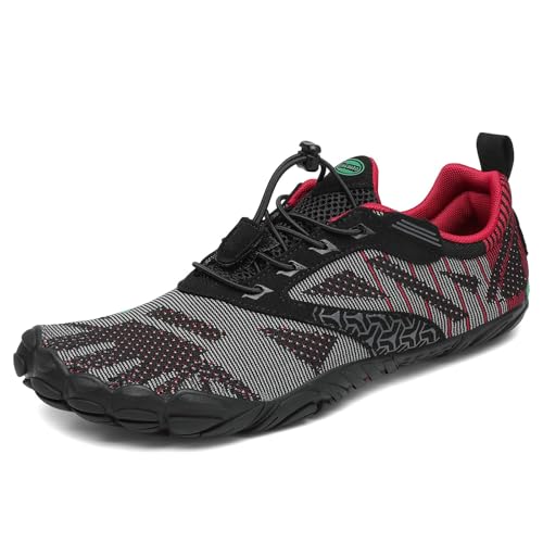 Image of SAGUARO Womens Mens Barefoot Shoes Minimalist Trail Runner Wide Toe Box Zero Drop Outdoor Cross Training Shoe