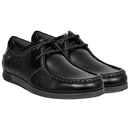 Image of Hx London Leather Formal Lace-Up Shoes for Men