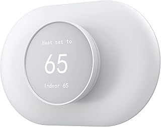 Compatible with Google Nest Thermostat 2020 Wall Plate Cover, Nest Thermostat Plate, Nest Trim Kit Compatible with Google Nest Thermostat, Nest Thermostat Wall Plate, Easy Installation (1 Pack)