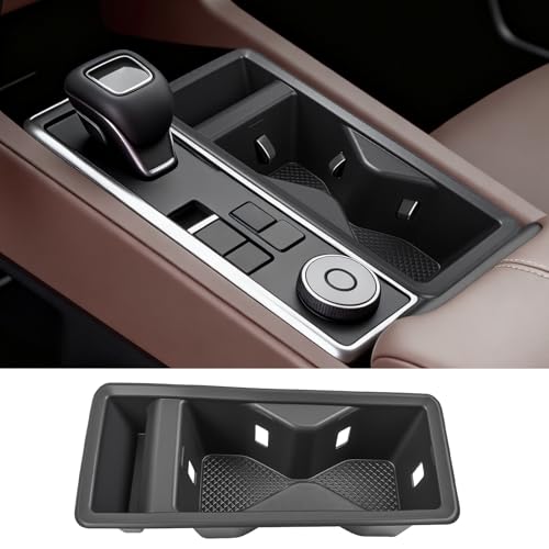 JTYZSM Cup Holder for 2022-2025 Nissan Pathfinder Center Console Cup Holder Insert Cupholder Organizer Coaster Liner for 2022 2023 2024 2025 Pathfinder Interior Accessories Black