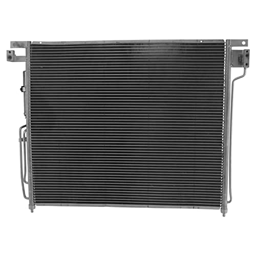 Image of TRQ A /C Condenser and Receiver Drier Assembly Compatible with 05-21 Nissan Frontier 05-15 Xterra 05-12 Pathfinder 09-12 Suzuki Equator