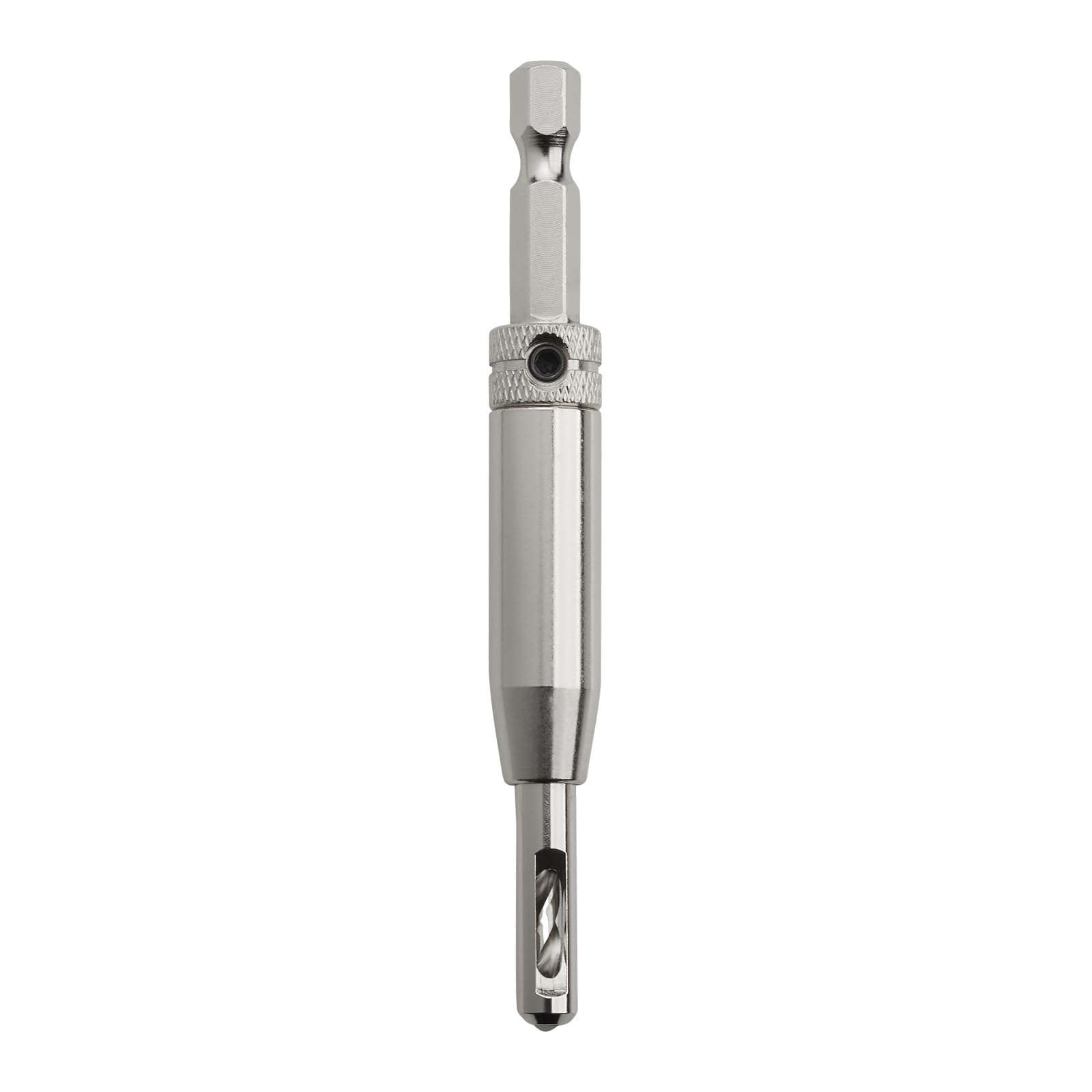 SOTECH punta di centraggio Ø 2,7 mm HSS4241 acciaio con codolo esagonale Ausilio per la foratura di cerniere con bussola di guida a molla