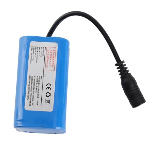 NutriEss Fishing Bait Boat Battery Replacement 7.4V 5200mAh High Capacity Rechargeable Lithium Ion Battery Long Lasting Power for Fishing Bait Boats Lightweight 240g