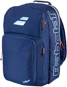 Babolat, Sporttasche für Schläger Modell Pure Drive, Marineblau, Platz für bis zu 3 Schläger, 3 Separate Fächer für Ausrüstung, Schuhe und Laptop.