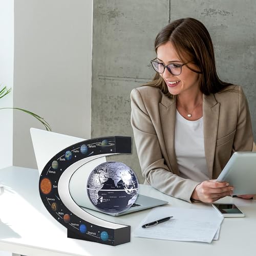 Wowesotica SC-01 Floating Globe, Magnetic Levitating Geographic Globes thumb #3