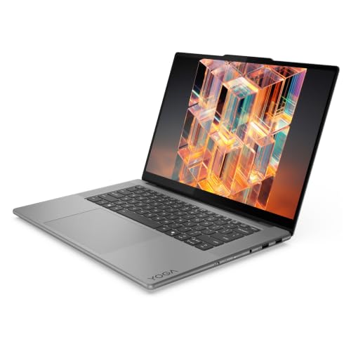 Image of Lenovo Yoga Pro 7i Laptop, Intel Ultra 9-386H, 32 GB LPDDR5X RAM, 4 TB PCIe SSD, 15.3 inch 3K (2560x1600) OLED Touchscreen, Nvidia G-Force RTX 5060, Backlit Keyboard, W11 Pro, Luna Grey + Traix Mousepad
