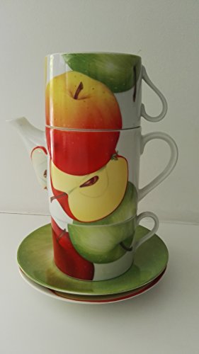 TAITU - Set da Due Tazze + teiera (Fruits)