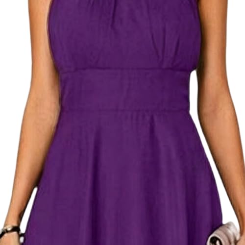Robe de soirée à volants double couche sans manches chic