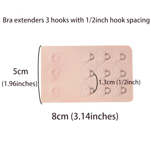 Image of SAMGU Women's Bra Extenders 2 Hook /3 Hook /4 Hook /5 Hook /6 Hook Soft Stretchy