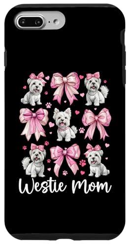 Westie Mom �E�G�X�g�n�C�����h�e���A �� ��̓� �R�P�b�g �X�}�z�P�[�X iPhone 7 Plus/8 Plus �p